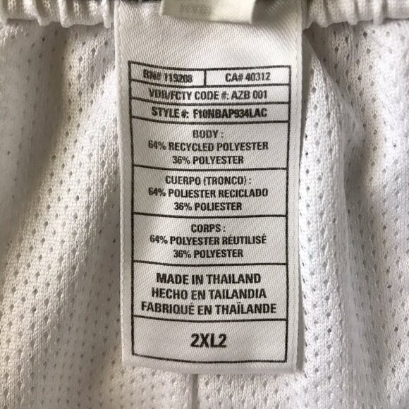 Adidas Authentic Los Angeles Clippers Pro Cut Game Jersey Shorts 2XL +2 White - Picture 8 of 8